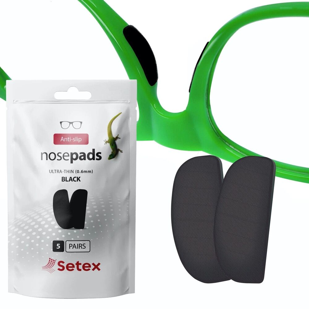 Setex Eyeglass Nose Pads: 5 pairs (10 pads) 0.6 mm